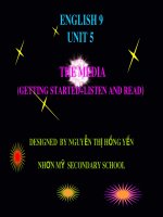 Bài giảng UNIT 5. GETTING STARTED + LÍTEN AND READ