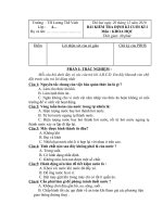 De KT mon KH khoi 4,5 - HK I