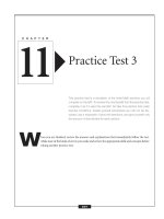 SAT Math Essentials - Practice Test 3