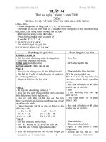 Gián án Buoi 1 lop 2 tuan 34