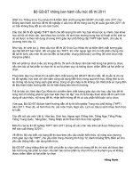 Thông tin mới về thi tốt nghiệp 2010-2011