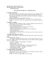 de cuong on thi hoa 12 hk 1