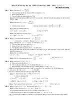 ôn tập HK 1 năm học 2010