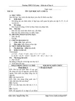 Gián án SH6 - T53 - ÔN TẬP HK1 (T1)