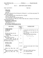 Bài soạn Giao an The Duc 6 tuan 20-24