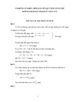 DAP AN TOAN NANG CAO VE LICH