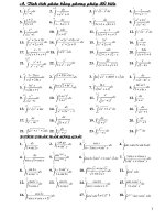 CÁC PP TÍNH TICH PHÂN