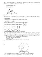 Tài liệu BT ôn hình kèm Đ/A