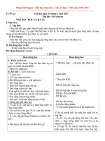 Tài liệu giáo án lớp 3 tuàn 22-CKT