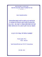 Luận văn tình hình hội chứng rối loạn hô hấp và sinh sản ở đàn lợn nuôi tại huyện gia lâm   hà nội và theo dõi một số chỉ tiêu sinh sản của đàn lợn nái sau dịch 