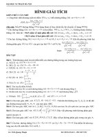 Bài giảng Chuyên đề: Hình giải tích trong mp 10