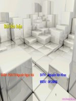 Tiểu luận:Protein tái tổ hợp và virus dịch tả heo