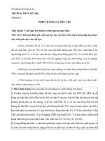 Phiếu đánh giá tiêu chí tiêu chuẩn 7