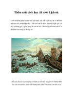 Thêm một cách học thi môn Lịch sử.