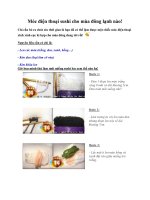 Móc điện thoại sushi cho mùa đông lạnh nào!