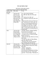 ÔN TẬP TIẾNG VIỆT HỌC KÌ 1