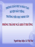 TNVXH Phong tranh ngã khi ở trường