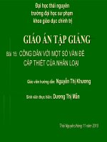 bai 15 cong dan voi 1 so van de cap thiet cua nhan loai