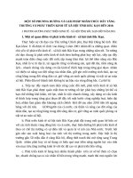 MỘT SỐ PHƯƠNG HƯỚNG VÀ GIẢI PHÁP NHẰM THÚC ĐẨY TĂNG TRƯỞNG VÀ PHÁT TRIỂN KINH TẾ XÃ HỘI TỈNH BẮC KẠN ĐẾN 2010