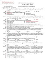 Tài liệu ĐỀ LÝ ĐH-CĐ NĂM 2011 SỐ 6