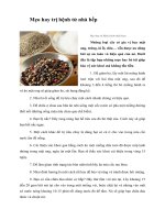 Mẹo hay trị bệnh từ nhà bếp