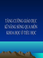 Bài giảng CKTKN-KNS