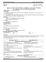 Gián án Tuần 22 - Tiết 41. Luyện tập chương 3