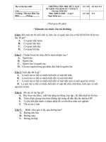 Gián án Đề KTĐK CKI Khoa 5 2010-2011