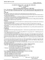 ÔN THI HỌC SINH GIỎI