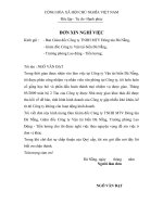 Gián án đơn xin nghỉ việc