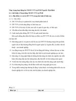 Thực trạng hoạt động tín TD DN VVN tại PGD Nguyễn Thái Bình