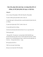 Cấp Giấy phép kiểm dịch thực vật nhập khẩu đối với những vật thể phải phân tích nguy cơ dịch hại