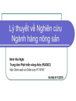 Bài soạn Lý thuyết về chuỗi cung ứng