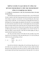 NHỮNG VẤN ĐỀ LÝ LUẬN CHUNG VỀ  CÔNG TÁC