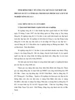 TÌNH HÌNH THỰC TẾ CÔNG TÁC KẾ TOÁN TẬP HỢP CHI PHÍ SẢN XUẤT VÀ TÍNH GIÁ THÀNH SẢN PHẨM XÂY LẮP Ở XÍ NGHIỆP SÔNG ĐÀ 11-3