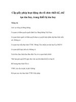 Cấp giấy phép hoạt động cho tổ chức thiết kế, chế tạo tàu bay, trang thiết bị tàu bay