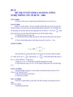 Tài liệu TSĐH De 31