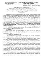 Bài giảng KH Các cuộc vận động