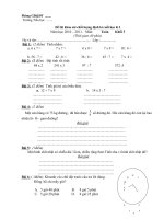 de thi mon toan lop 3 HKI