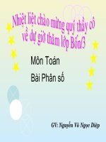 Tài liệu tuan 20 TOAN: bai PHAN SO