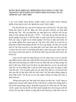 HƯỚNG HOÀN THIỆN QUY TRÌNH KIỂM TOÁN CHUNG VÀ VIỆC THU THẬP BẰNG CHỨNG KIỂM TOÁN TRONG KIỂM TOÁN BÁO CÁO TÀI CHÍNH DO AASC THỰC HIỆN