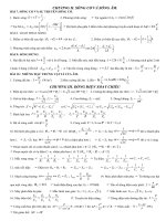 Bài giảng CAC CONG THUC ON TAP CHUONG II - III