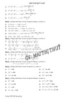 Tài liệu bai tap quy nap