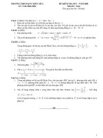 Gián án ĐỀ ÔN THI ĐH - CD NĂM 2011 SỐ 24