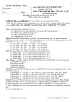 đề thi viết Hội thi GVG