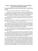 NHỮNG VẤN ĐỀ CHUNG VỀ BÁN HÀNG VÀ XÁC ĐỊNH KẾT QUẢ BÁN HÀNG Ở DOANH NGHIỆP