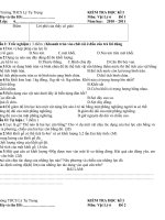 Tài liệu Kiểm tra học kỳ 1