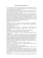 THE FRUTITCAKE SPECIAL