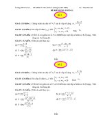 Tài liệu De kiem tra Toan 11 - HKII 2011