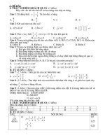 Tài liệu ĐÊ KT HỌC KỲ 1 TOAN 7 HAY